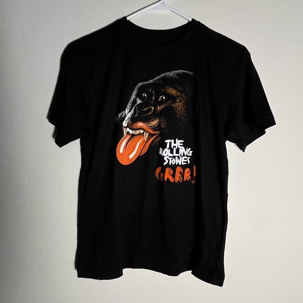 The Rolling Stones GRRR! Fifty Years Graphic T-Shirt Black YL